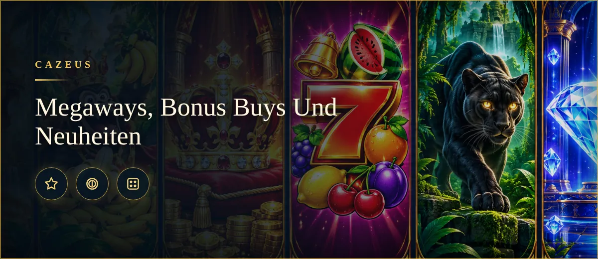 Megaways, Bonus Buys Und Neuheiten - Cazeus Casino