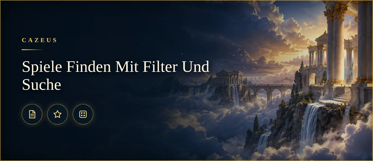 Spiele Finden Mit Filter Und Suche - Cazeus Casino