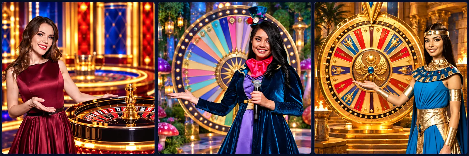 Live Game Shows bei Cazeus