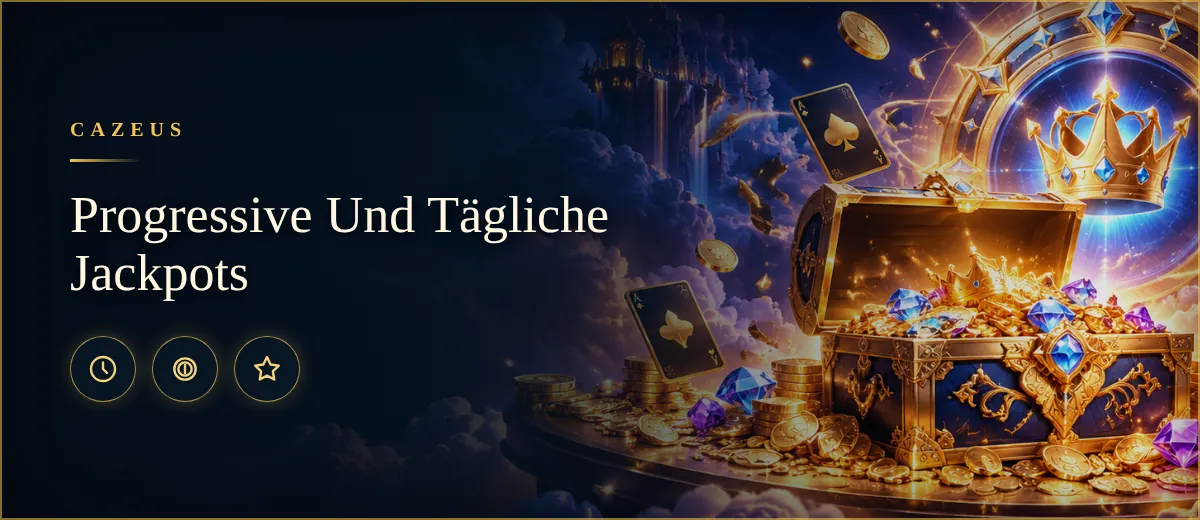 Progressive Und Tägliche Jackpots - Cazeus Casino