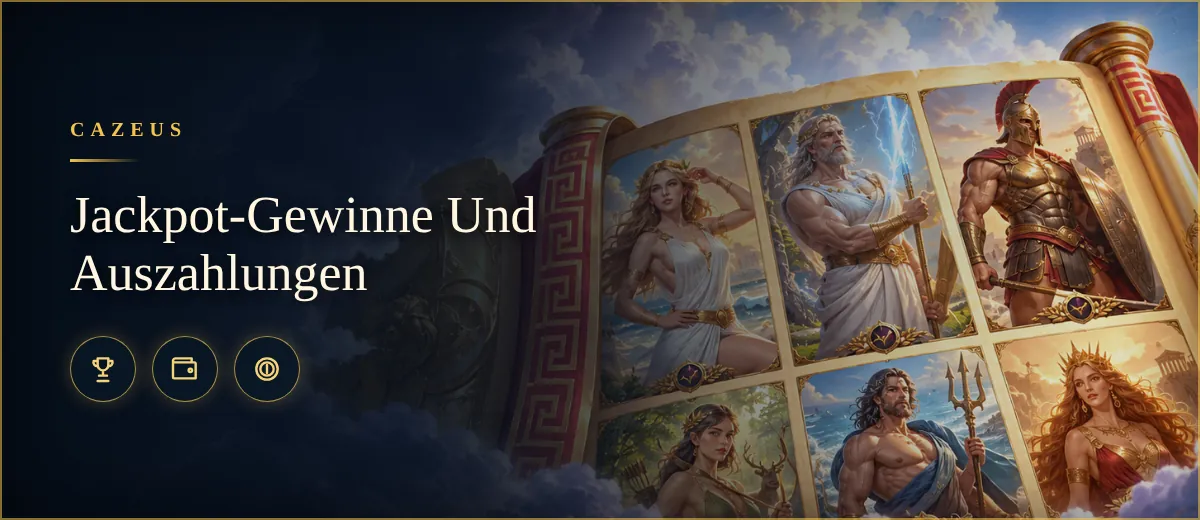 Jackpot-Gewinne Und Auszahlungen - Cazeus Casino
