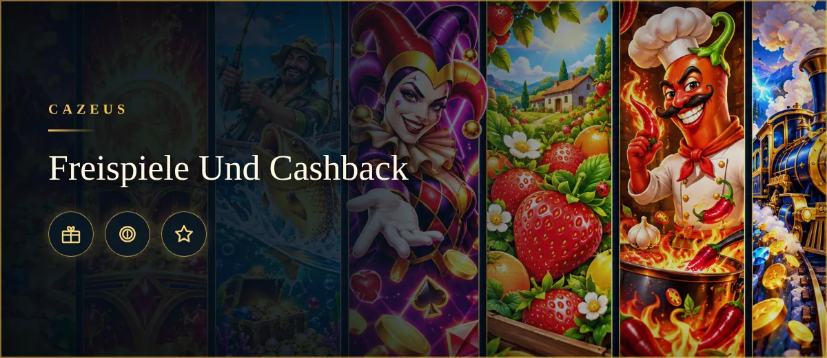 Freispiele Und Cashback - Cazeus Casino