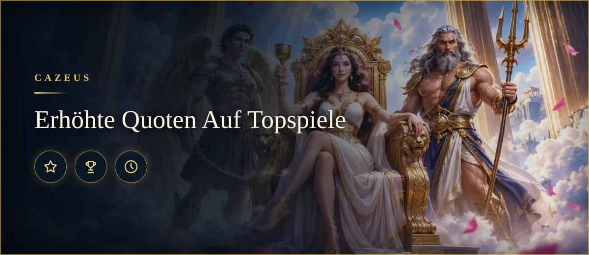 Erhöhte Quoten Auf Topspiele - Cazeus Casino