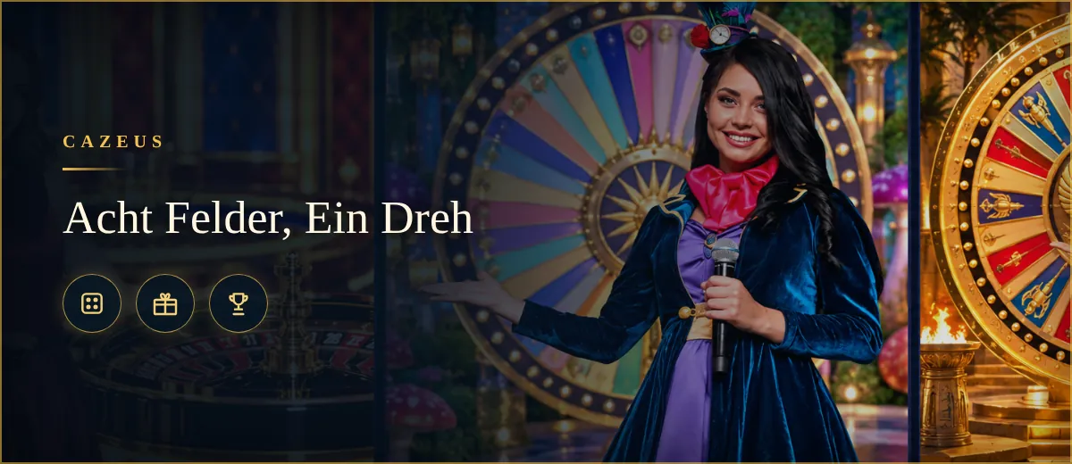 Acht Felder, Ein Dreh - Cazeus Casino